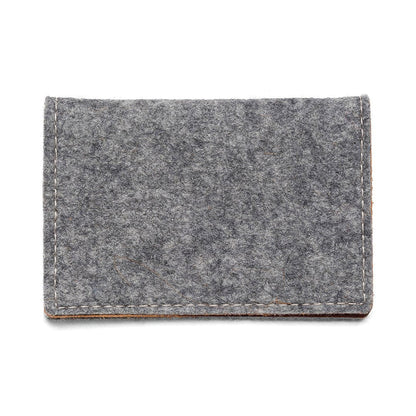 Felt And Leather Bifold Wallet Wallet by Kyrgies – Don't Panic Shoes