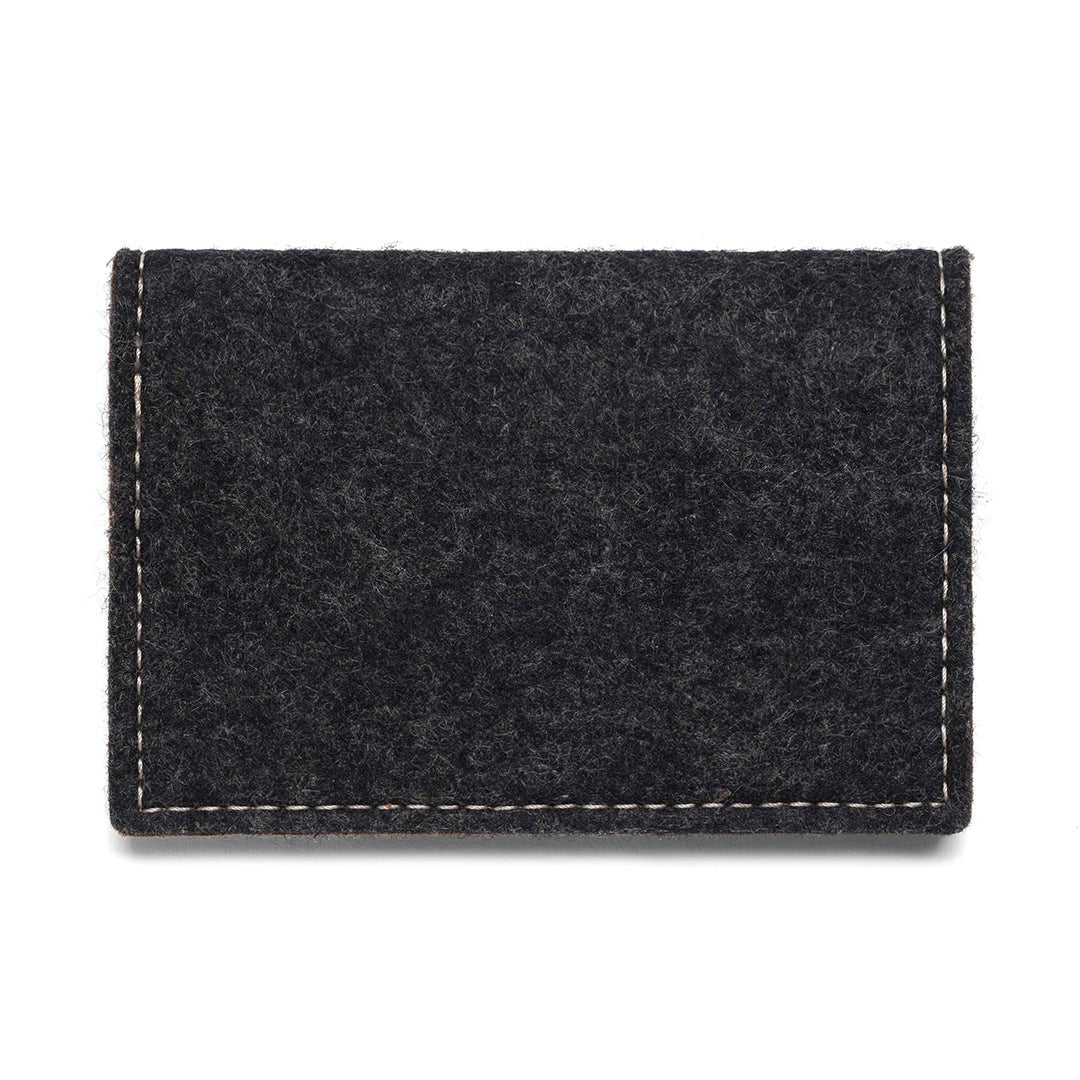 Felt And Leather Bifold Wallet Wallet by Kyrgies – Don't Panic Shoes
