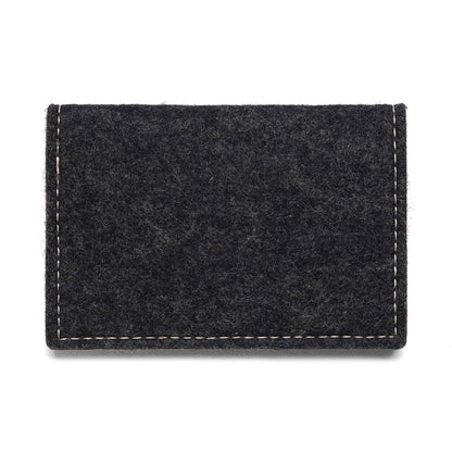 Felt And Leather Bifold Wallet Wallet by Kyrgies – Don't Panic Shoes