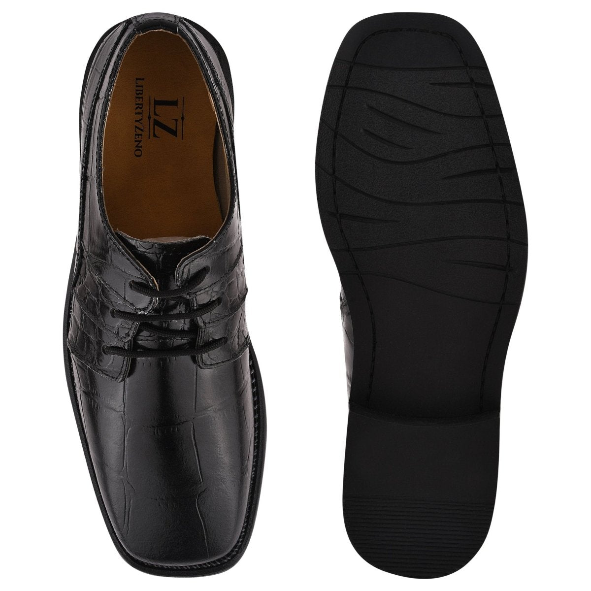 Fluky Leather Oxford Style Dress Shoes Shoes by Libertyzeno – Don't Panic Shoes