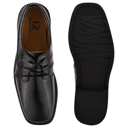 Fluky Leather Oxford Style Dress Shoes Shoes by Libertyzeno – Don't Panic Shoes