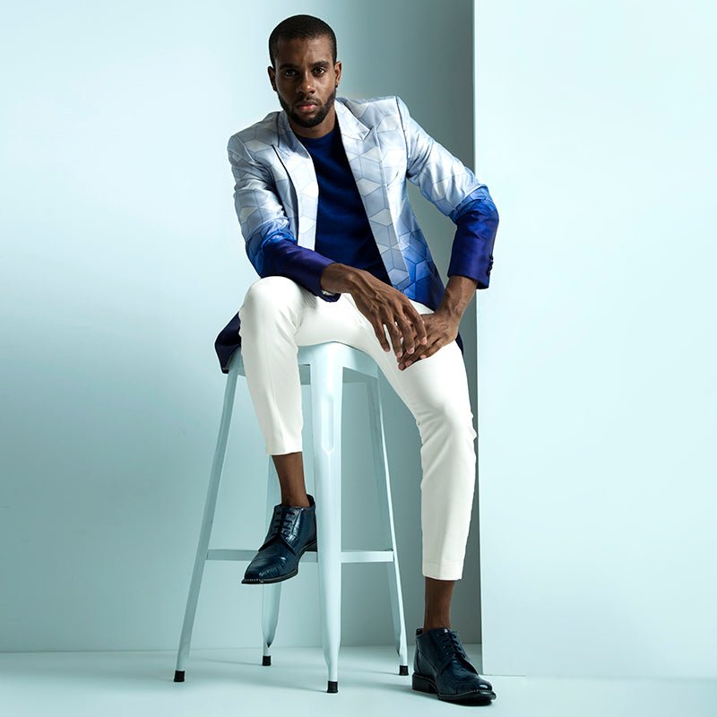 Foxx Leather Lace - Up Boots Boots by Libertyzeno – Don't Panic Shoes