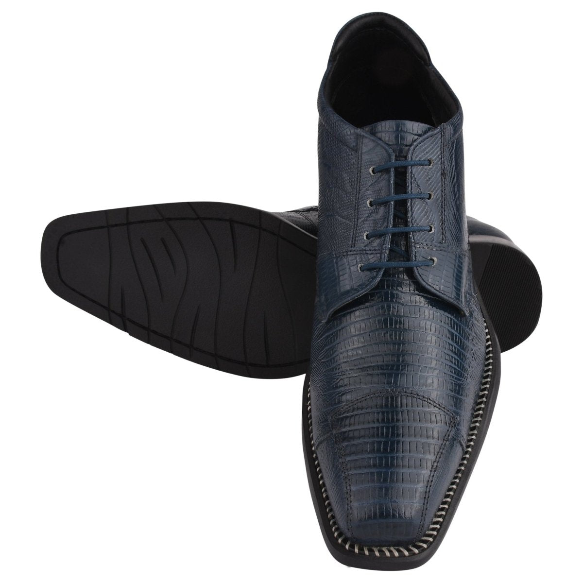 Foxx Leather Lace - Up Boots Boots by Libertyzeno – Don't Panic Shoes