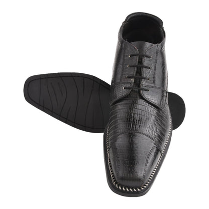 Foxx Leather Lace - Up Boots Boots by Libertyzeno – Don't Panic Shoes