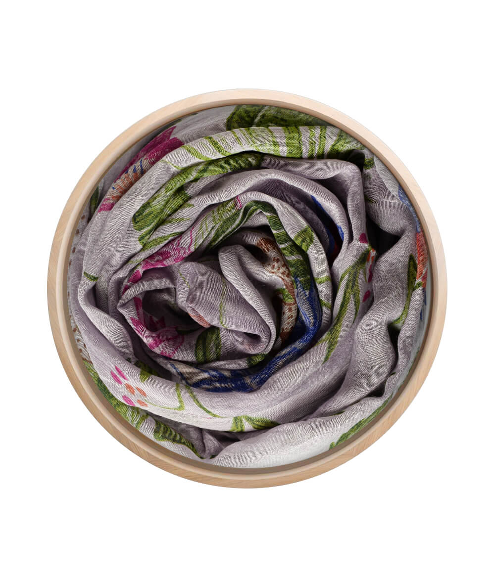 Frida Bamboo Fiber Light Lilac 78 Florence Italy Handcrafted Bamboo Scarves by Mar Soreli – Don't Panic Shoes