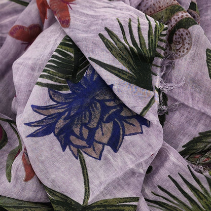 Frida Bamboo Fiber Light Lilac 78 Florence Italy Handcrafted Bamboo Scarves by Mar Soreli – Don't Panic Shoes