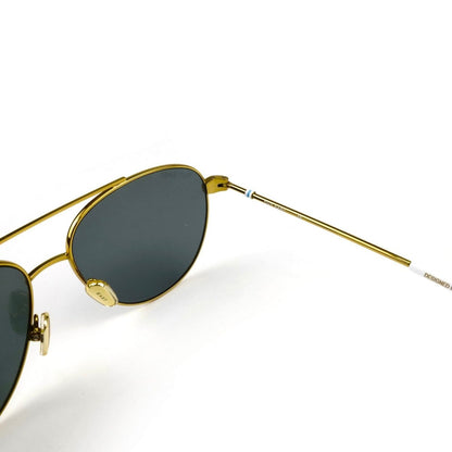 Gansett Classic Aviator Metal Gold Blue Grey Polarized Sunglasses by Out East Eyewear – Don't Panic Shoes