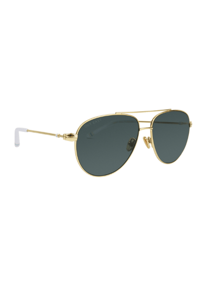 Gansett Classic Aviator Metal Gold Blue Grey Polarized Sunglasses by Out East Eyewear – Don't Panic Shoes