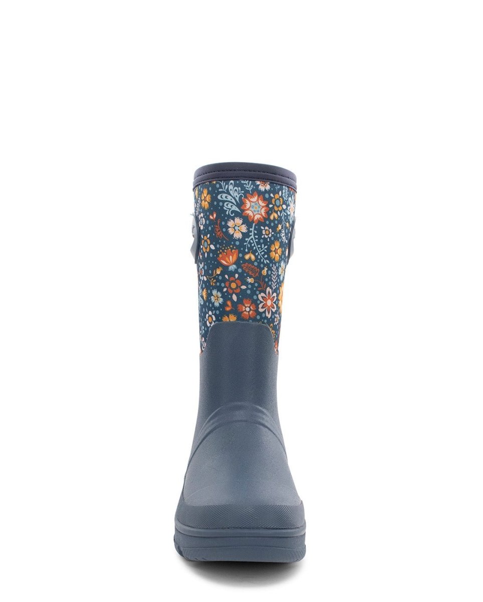 Garden Play Women’S Blue Vegan Fur Neoprene Mid Boot Snow Boots by Western Chief Women's – Don't Panic Shoes