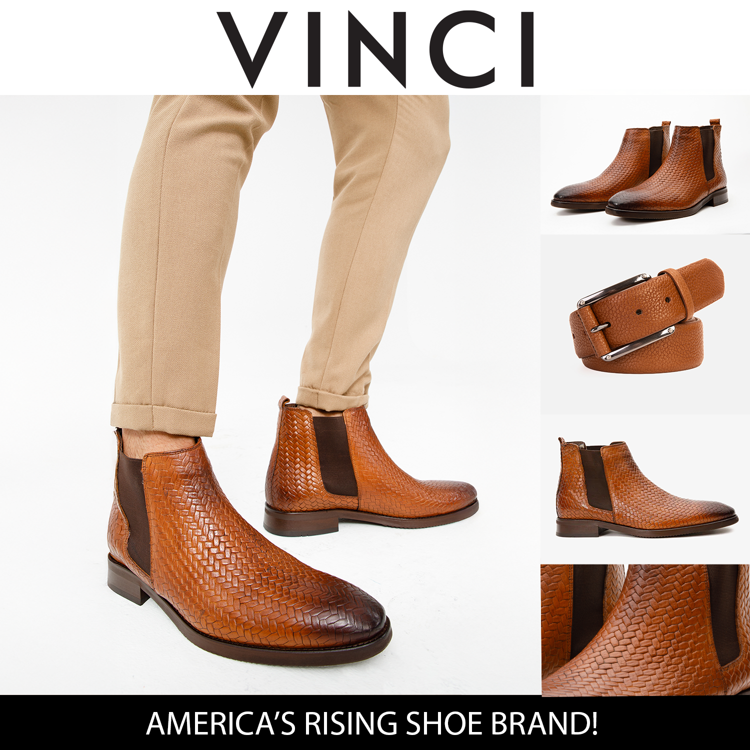 The Oslo Tan Leather Chelsea Men Boot