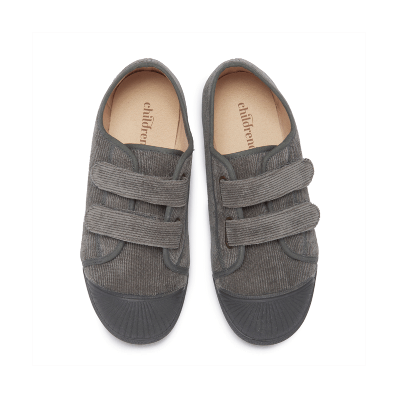 Gigi Grey Adjustable Velcro Non Slip Rubber Soles Cushioned Seasonal Core Fw by Childrenchic – Don't Panic Shoes
