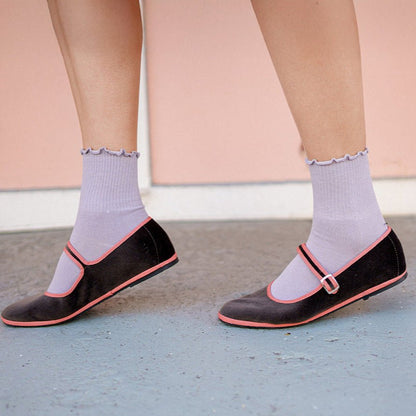 Ginger Mary Jane Velvet Womens Italian Friulane Handmade Slip On by Mar Soreli – Don't Panic Shoes