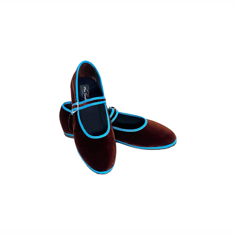 Ginger Mary Jane Women’S Velvet Italian Handmade Friulane Slip On by Mar Soreli – Don't Panic Shoes