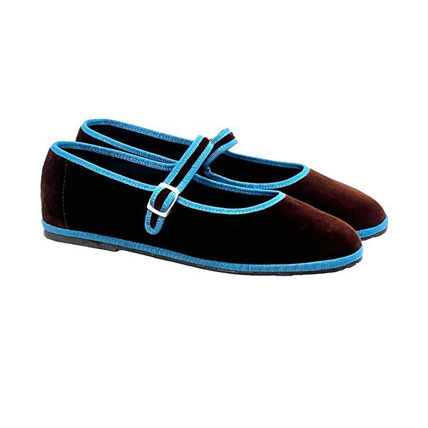 Ginger Mary Jane Women’S Velvet Italian Handmade Friulane Slip On by Mar Soreli – Don't Panic Shoes