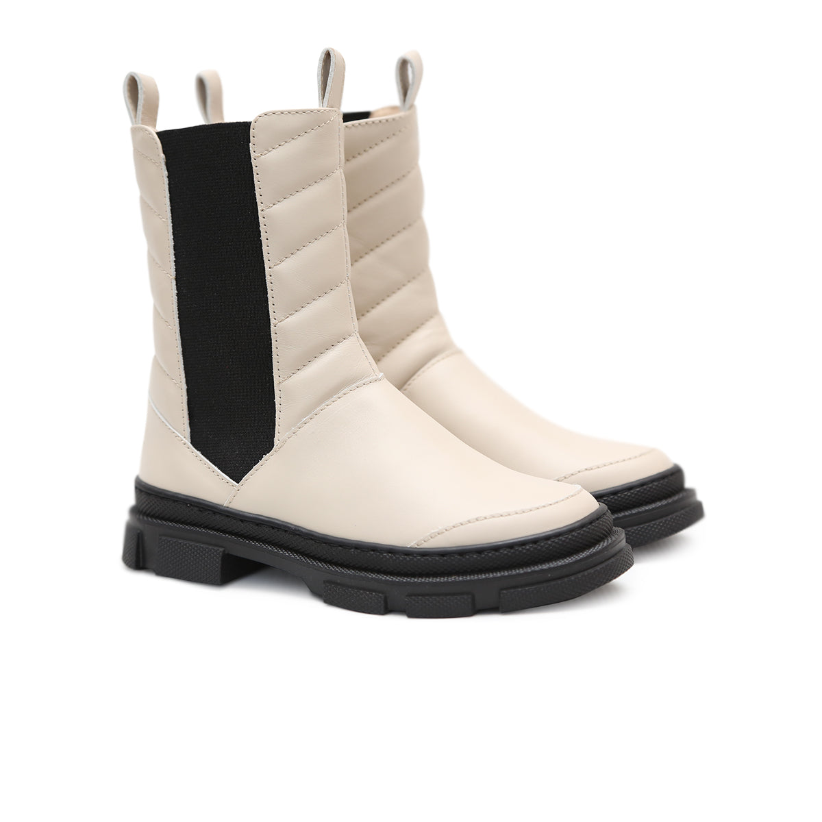 Zoe Italian Calf Leather Chelsea Boots For Kids Luxury Edition
