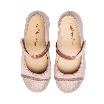 Giselle Rose Adjustable Velcro Non Slip Rubber Sole core by Childrenchic – Don't Panic Shoes