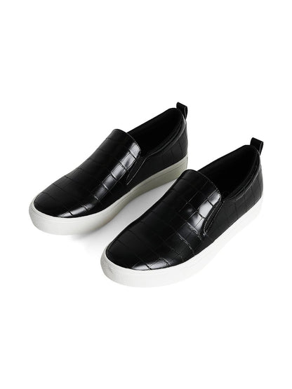 Glimmer | Black Croc Sneakers by J.Adams – Don't Panic Shoes