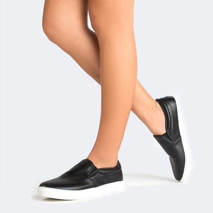 Glimmer | Black Sneakers by J.Adams – Don't Panic Shoes