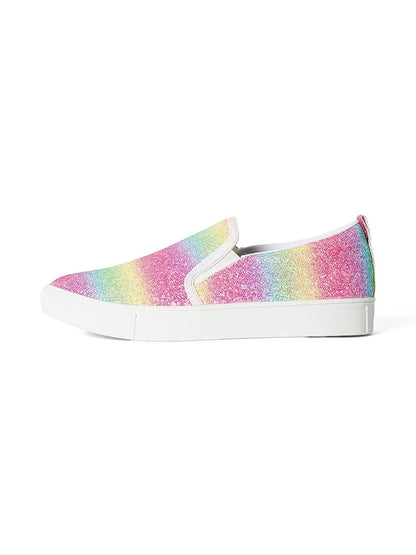 Glimmer | Rainbow Glitter Sneakers by J.Adams – Don't Panic Shoes