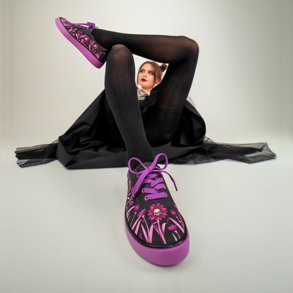 Gloomy Spring Casual Sneaker Sneakers by Hot Chocolate Design – Don't Panic Shoes