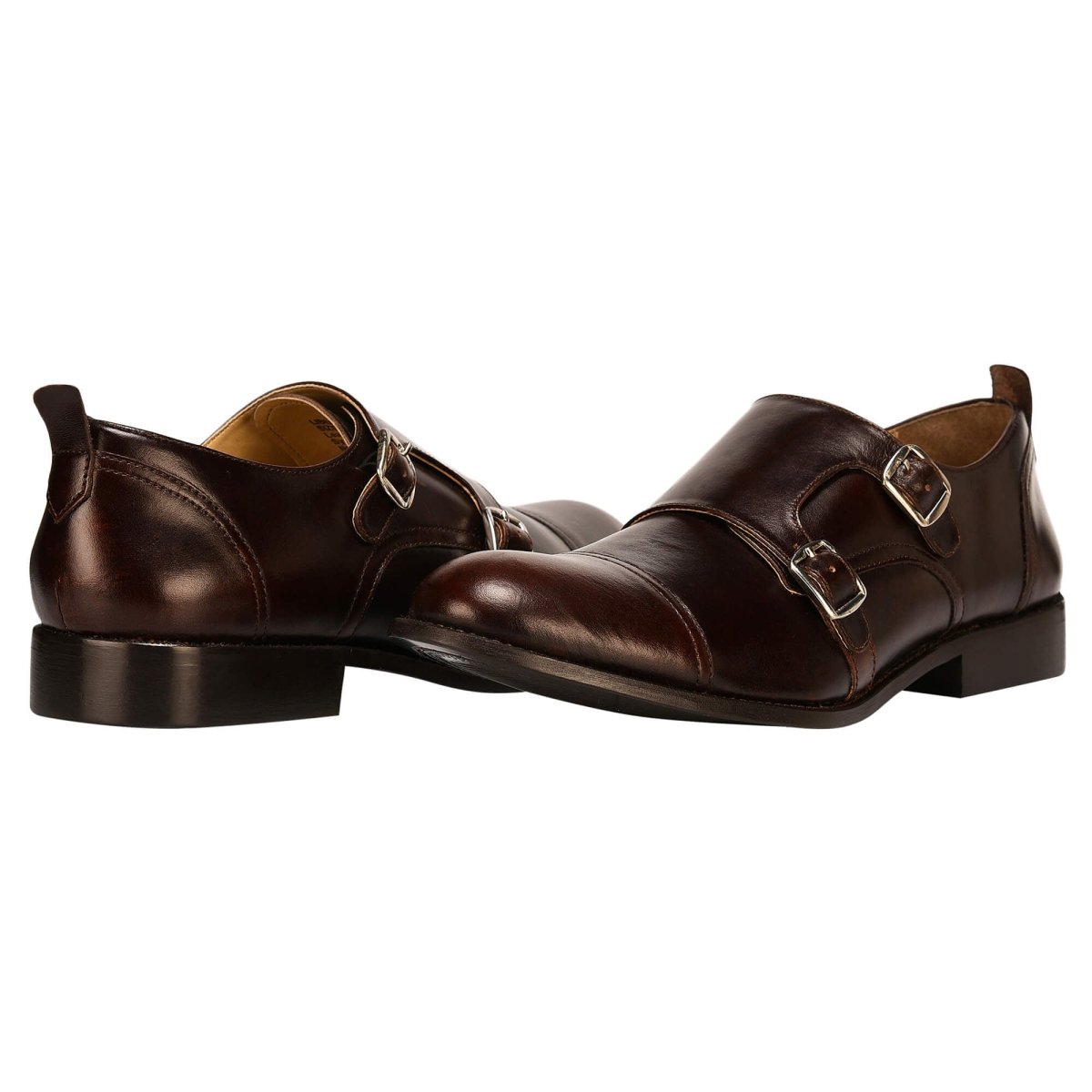 Gosling Leather Oxford Style Double Buckle Monk Straps Shoes For Men Shoes by Libertyzeno – Don't Panic Shoes