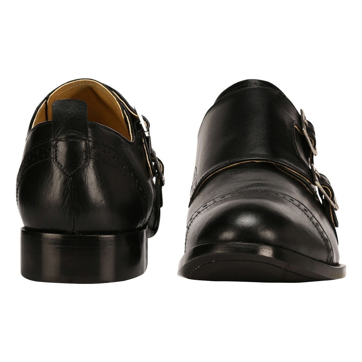 Gosling Leather Oxford Style Double Buckle Monk Straps Shoes For Men Shoes by Libertyzeno – Don't Panic Shoes