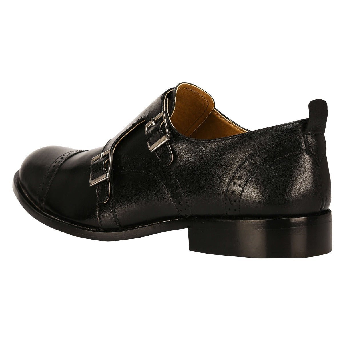 Gosling Leather Oxford Style Double Buckle Monk Straps Shoes For Men Shoes by Libertyzeno – Don't Panic Shoes