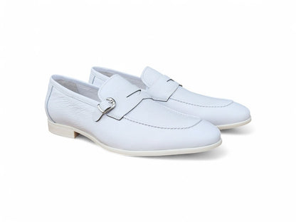 Grant Buckle Loafer Men’S Full Grain Leather Ks223 - 06 Shoes by Carrucci Shoes – Don't Panic Shoes