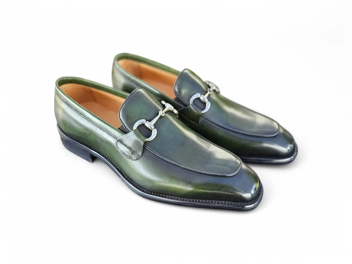 Gucci HorSebit Loafer Men’s Burnished Calfskin Ks509 - 28 Shoes by Carrucci Shoes – Don't Panic Shoes