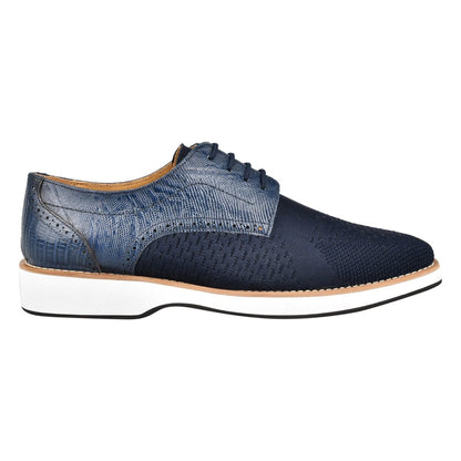 Gutta Lizard Print Leather Textile Casual Sneakers Shoes by Libertyzeno – Don't Panic Shoes