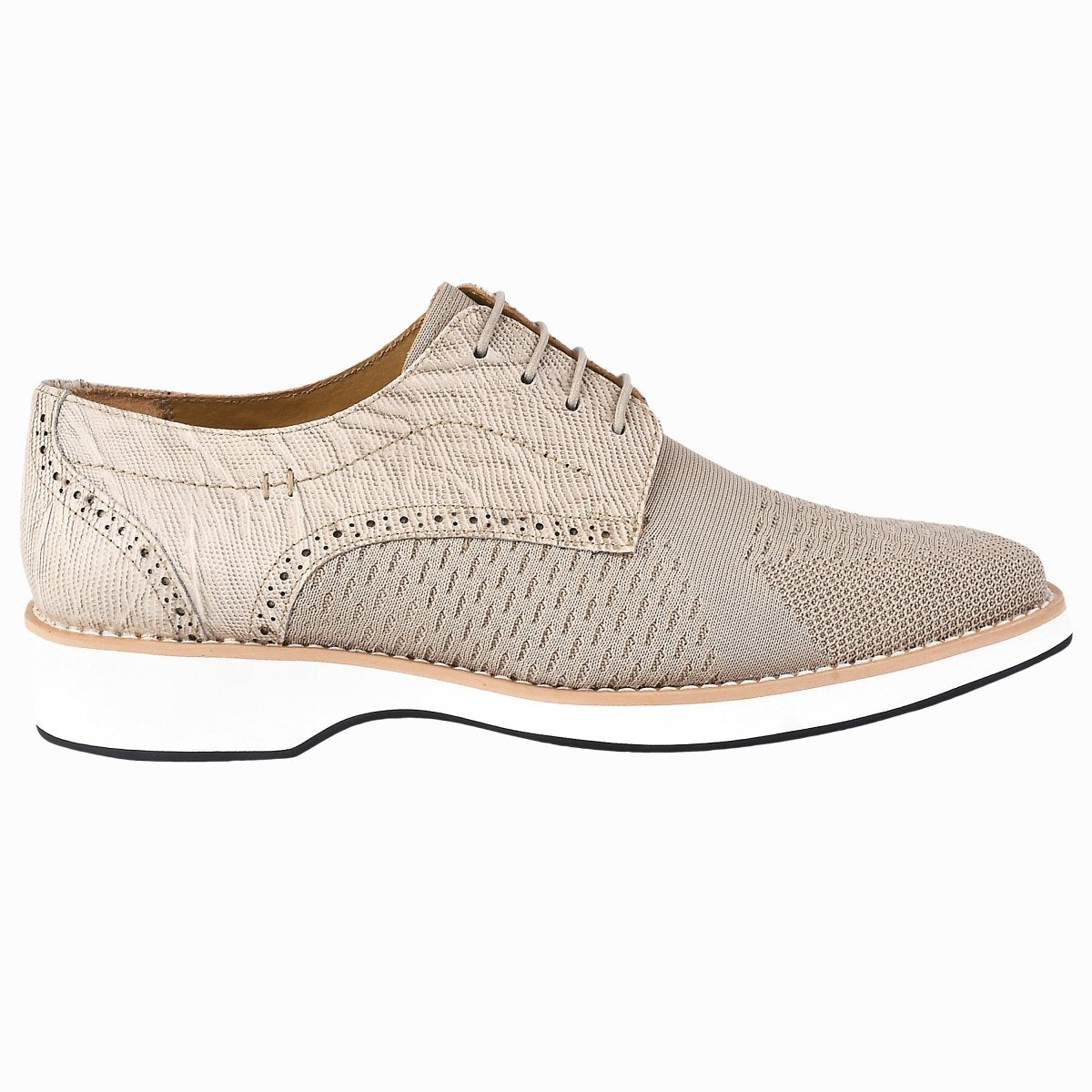 Gutta Lizard Print Leather Textile Casual Sneakers Shoes by Libertyzeno – Don't Panic Shoes