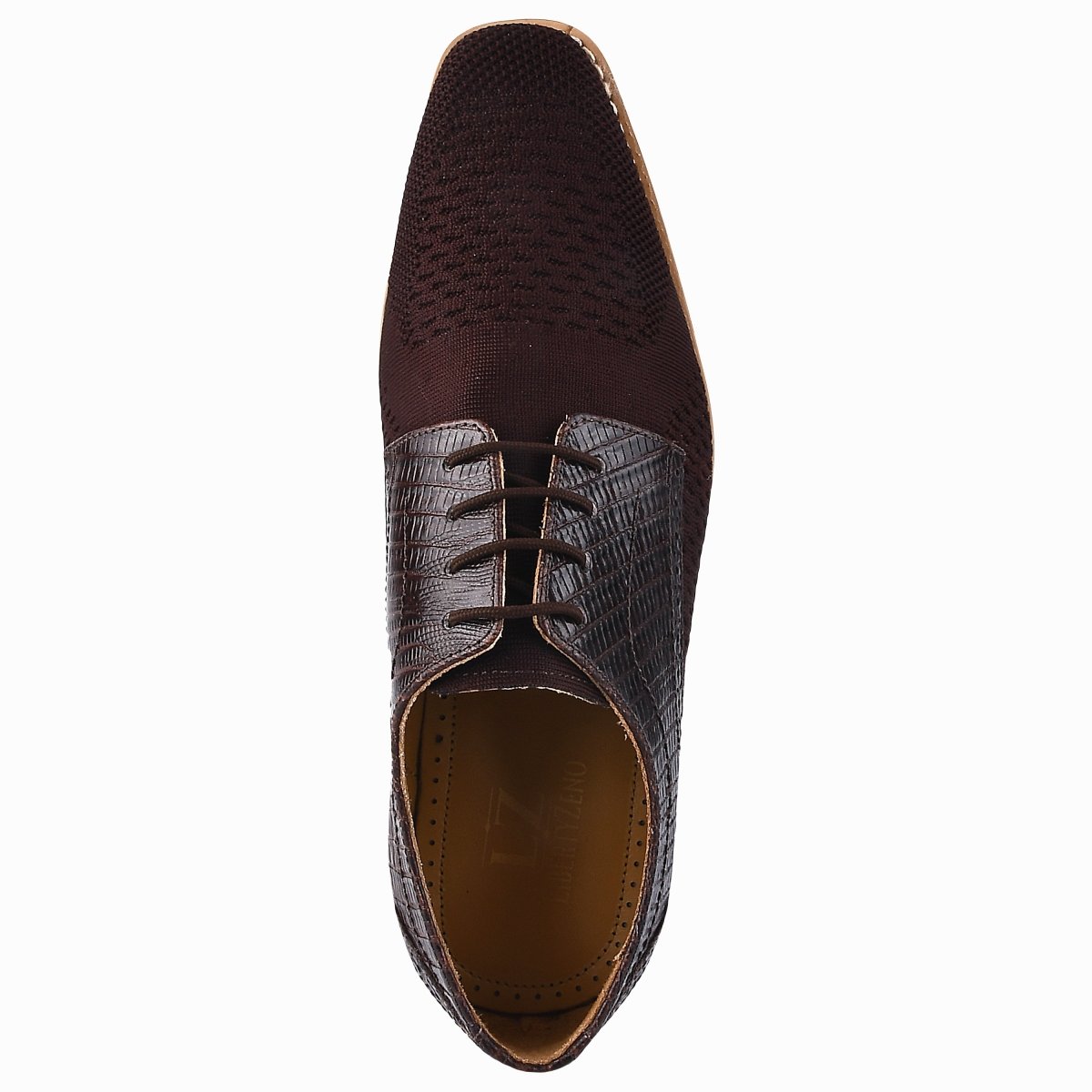 Gutta Lizard Print Leather Textile Casual Sneakers Shoes by Libertyzeno – Don't Panic Shoes