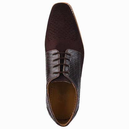 Gutta Lizard Print Leather Textile Casual Sneakers Shoes by Libertyzeno – Don't Panic Shoes