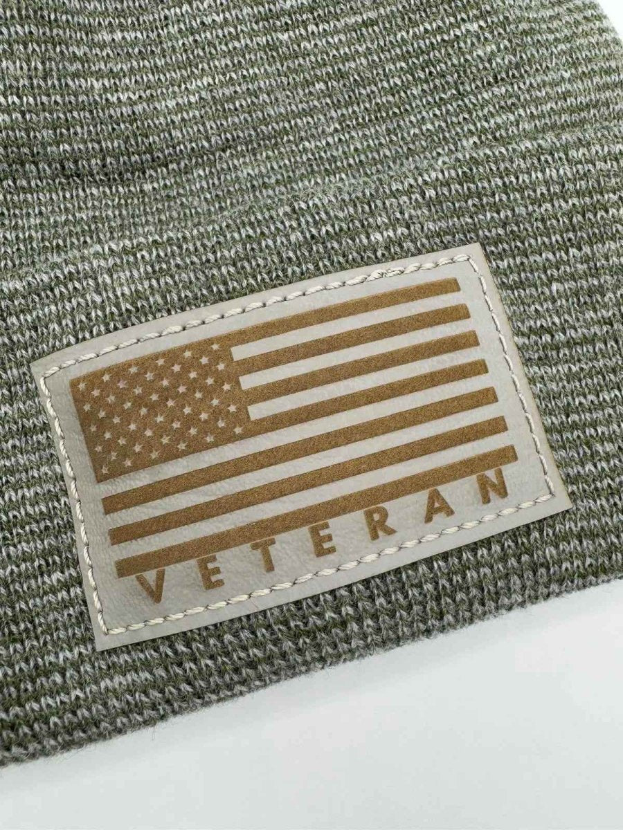 H - Stitch Beanie Veteran Tribute Knit Cap For Veterans Beanie by Haakwear Usa – Don't Panic Shoes