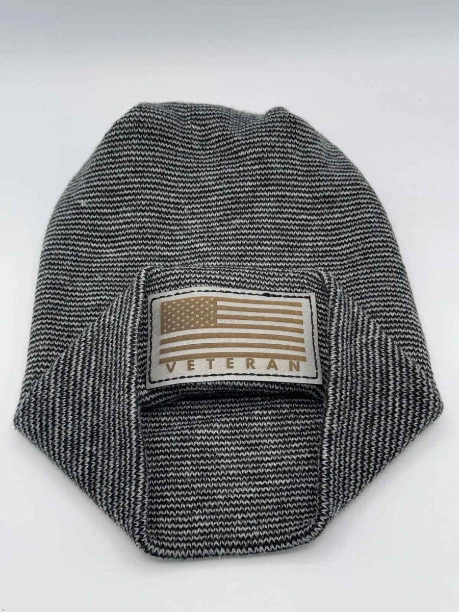 H - Stitch Beanie Veteran Tribute Knit Cap For Veterans Beanie by Haakwear Usa – Don't Panic Shoes