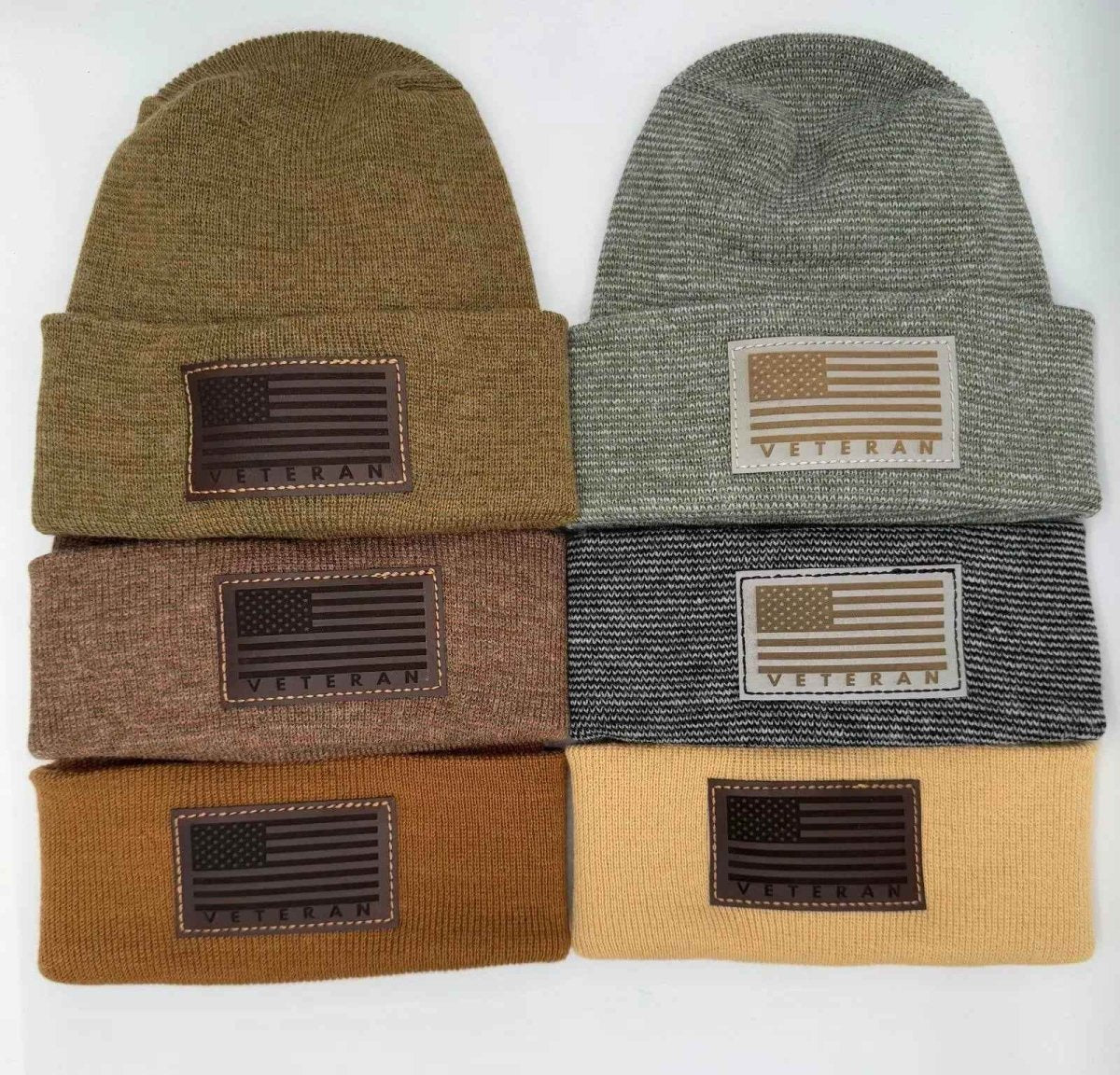 H - Stitch Beanie Veteran Tribute Knit Cap For Veterans Beanie by Haakwear Usa – Don't Panic Shoes