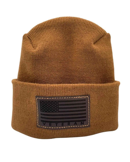 H - Stitch Beanie Veteran Tribute Knit Cap For Veterans Beanie by Haakwear Usa – Don't Panic Shoes