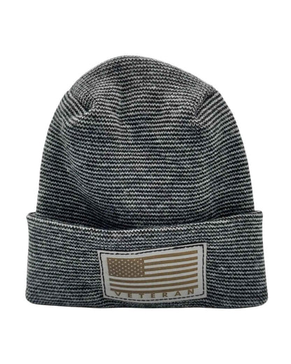 H - Stitch Beanie Veteran Tribute Knit Cap For Veterans Beanie by Haakwear Usa – Don't Panic Shoes