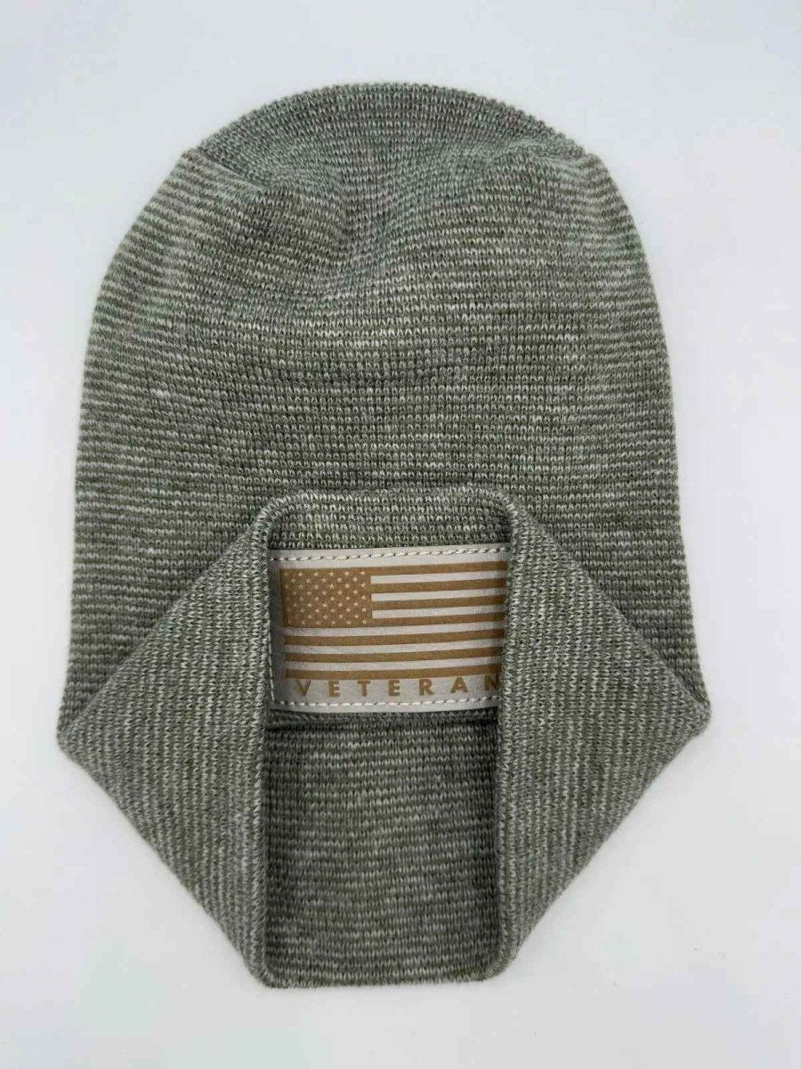 H - Stitch Beanie Veteran Tribute Knit Cap For Veterans Beanie by Haakwear Usa – Don't Panic Shoes