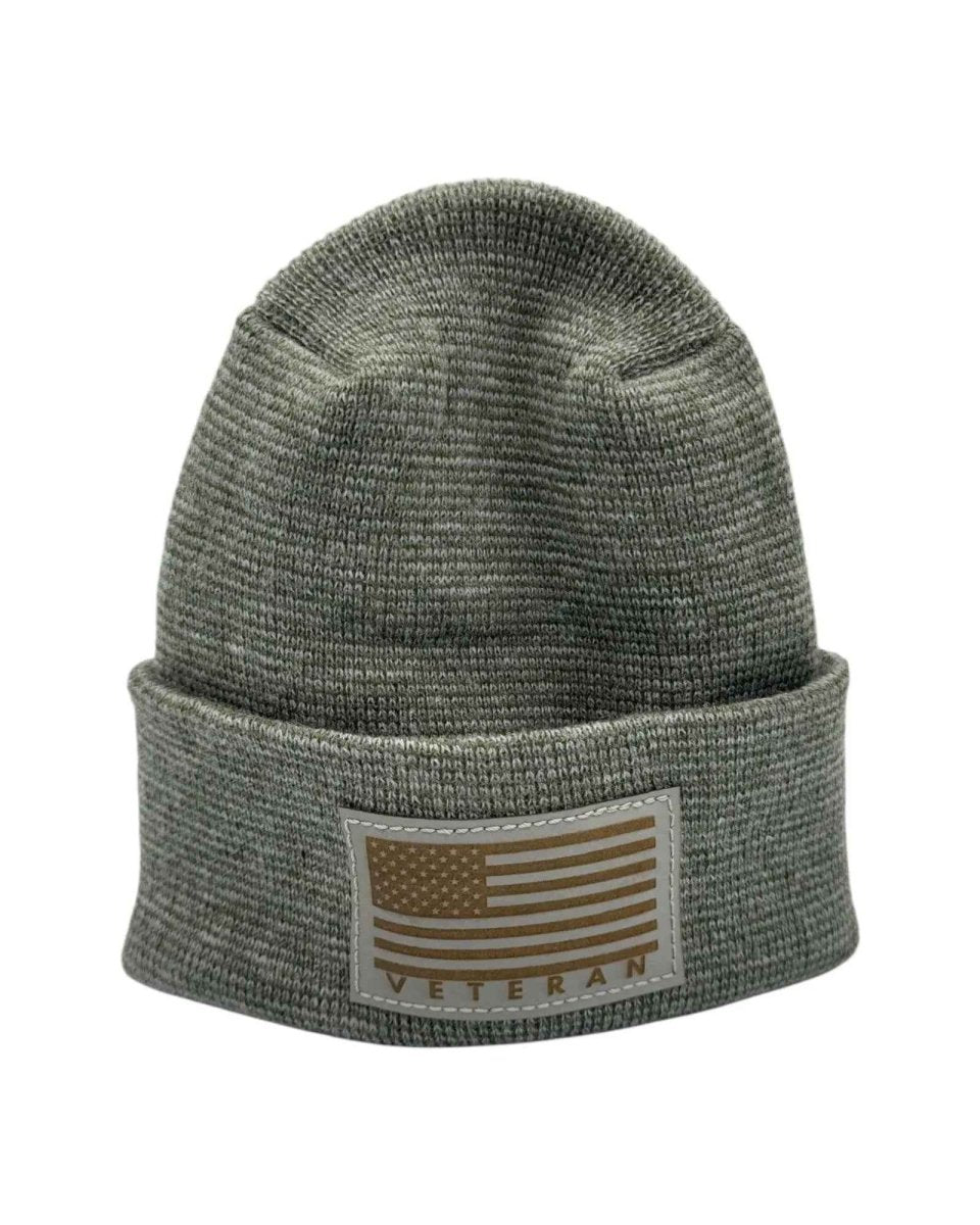 H - Stitch Beanie Veteran Tribute Knit Cap For Veterans Beanie by Haakwear Usa – Don't Panic Shoes