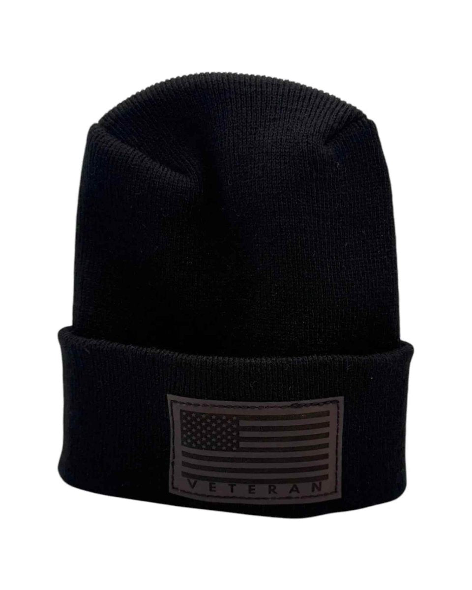 H - Stitch Beanie Veteran Tribute Knit Cap For Veterans Beanie by Haakwear Usa – Don't Panic Shoes