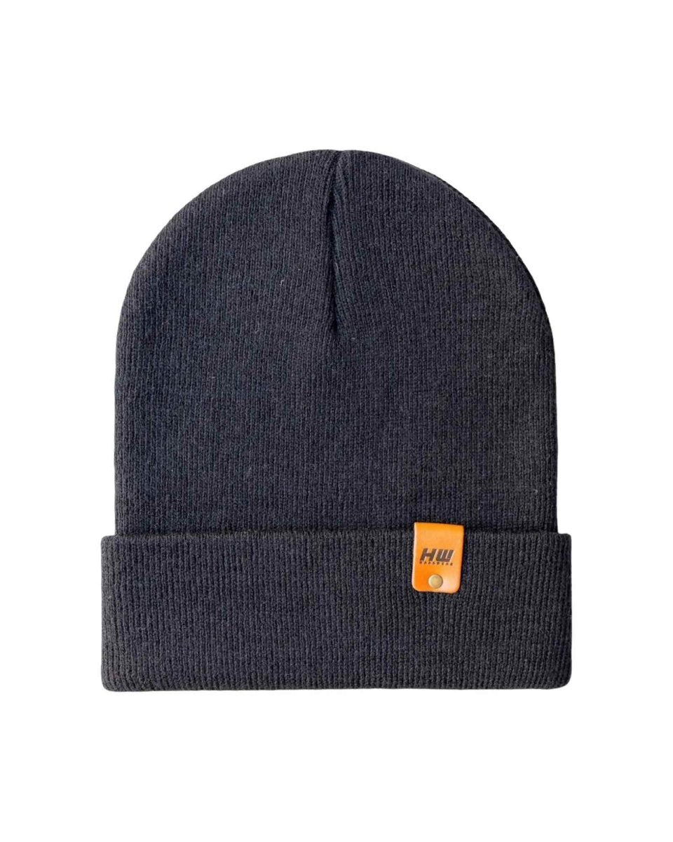 Haakwear Classic Beanie Knit Charcoal Black Made In Usa Beanie by Haakwear Usa – Don't Panic Shoes
