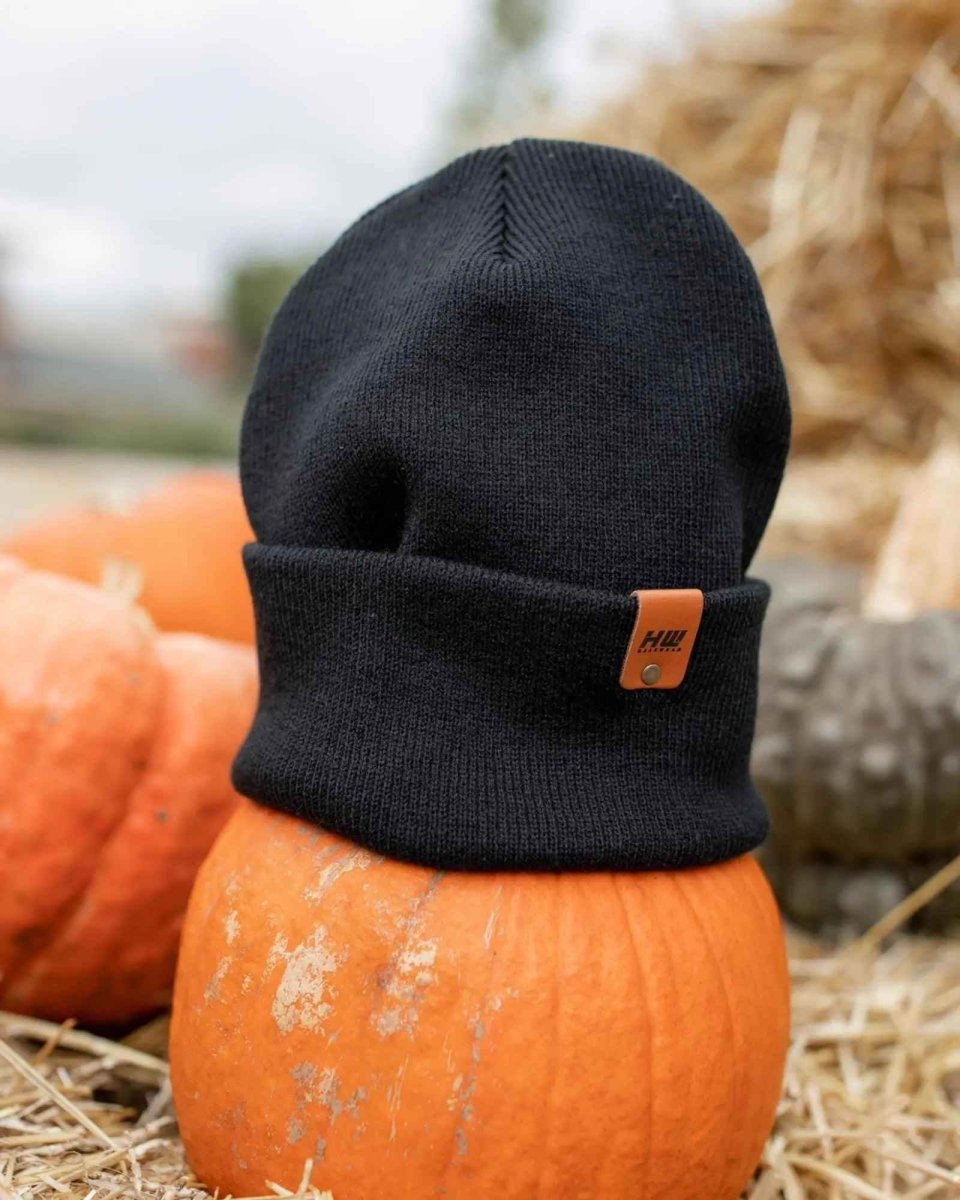 Haakwear Classic Beanie Knit Charcoal Black Made In Usa Beanie by Haakwear Usa – Don't Panic Shoes