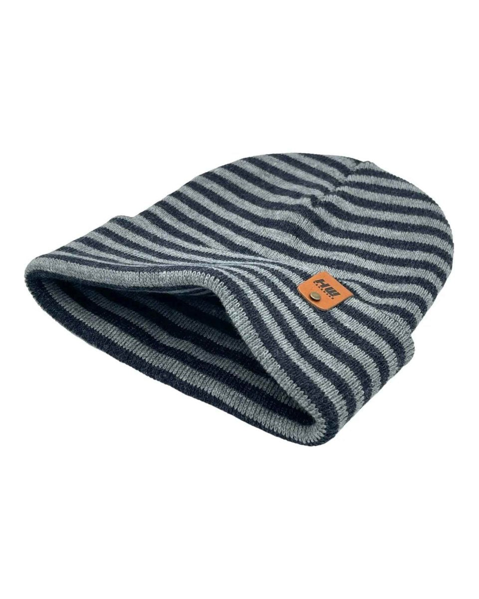 Haakwear Classic Roro Cuffed Beanie Hat Denim Gray Beanie by Haakwear Usa – Don't Panic Shoes