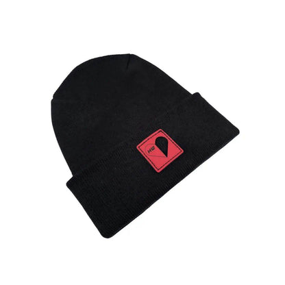 Haakwear Exclusive Love Inspired H Stitch Beanie Black Beanie by Haakwear Usa – Don't Panic Shoes
