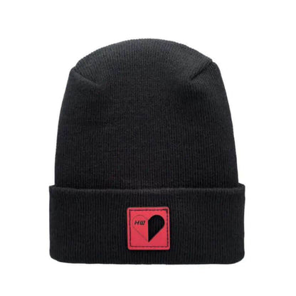Haakwear Exclusive Love Inspired H Stitch Beanie Black Beanie by Haakwear Usa – Don't Panic Shoes