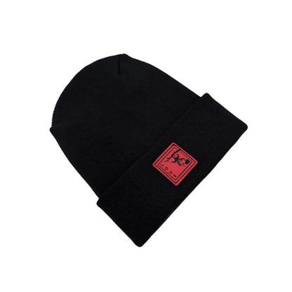 Haakwear Exclusive Love Inspired H Stitch Beanie Black Beanie by Haakwear Usa – Don't Panic Shoes