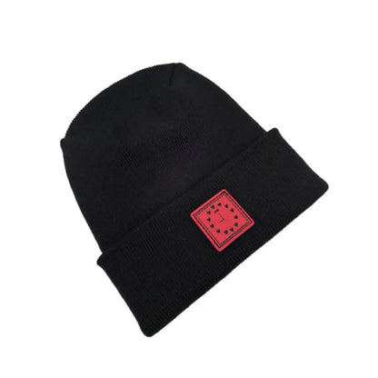 Haakwear Exclusive Love Inspired H Stitch Beanie Black Beanie by Haakwear Usa – Don't Panic Shoes
