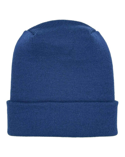 Haakwear H - Stitch Cuffed Beanie Patented Sapphire Blue Beanie by Haakwear Usa – Don't Panic Shoes