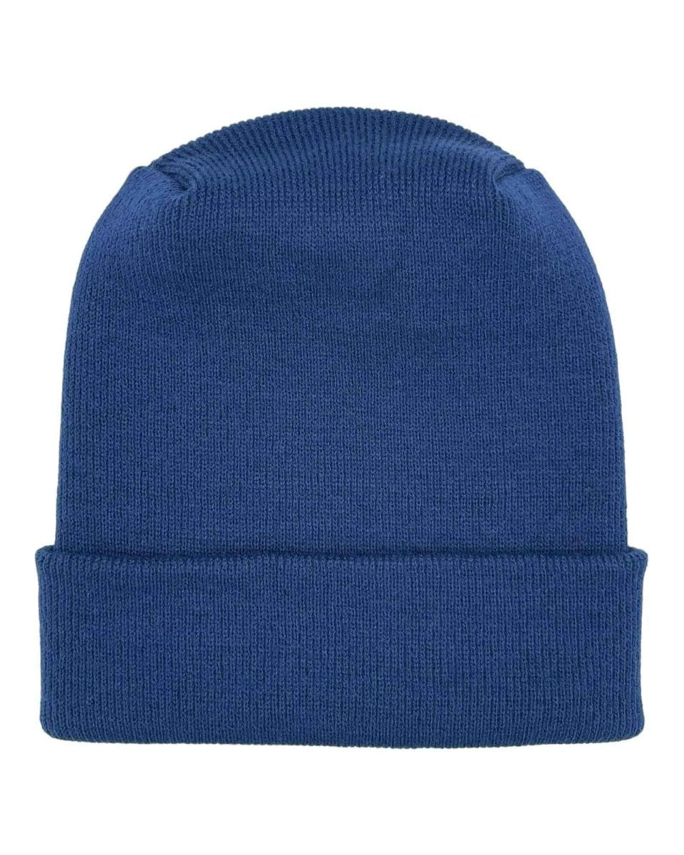 Haakwear H - Stitch Cuffed Beanie Patented Sapphire Blue Beanie by Haakwear Usa – Don't Panic Shoes